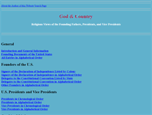 Tablet Screenshot of god-and-country.info